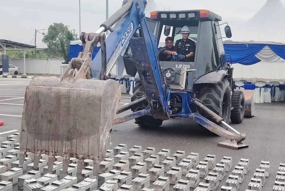 Barang kes membabitkan rampasan bitcoin yang dilupuskan pada Rabu.