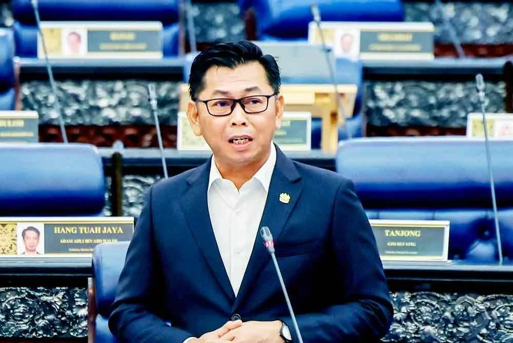 Mohamad Alamin bercakap pada Mesyuarat Kedua, Penggal Keempat Parlimen ke-15 Persidangan Dewan Rakyat di Bangunan Parlimen pada Rabu. Foto Bernama