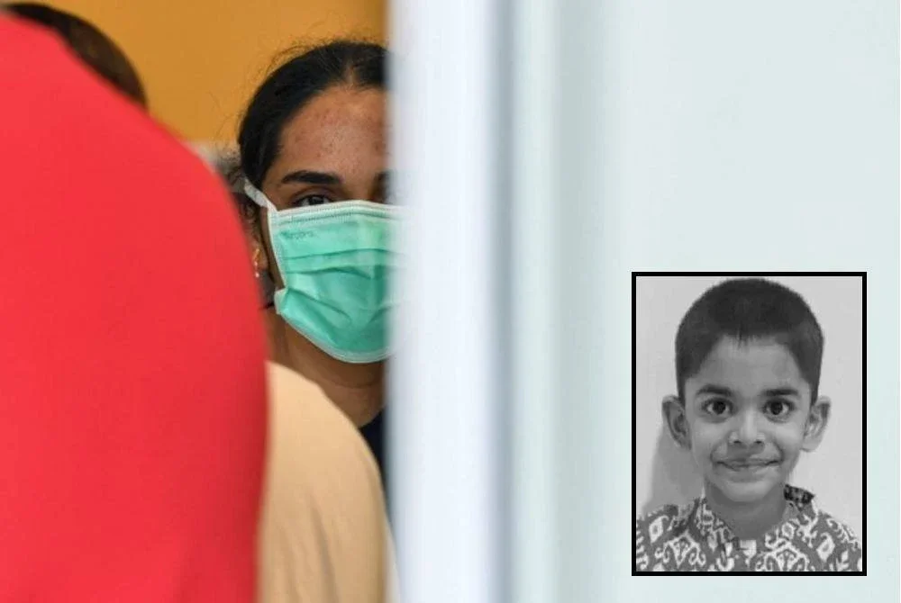 Ibu mendiang Tishant sebelum ini dimasukkan ke hospital kerana mengalami kemurungan susulan kehilangan anak tunggalnya.