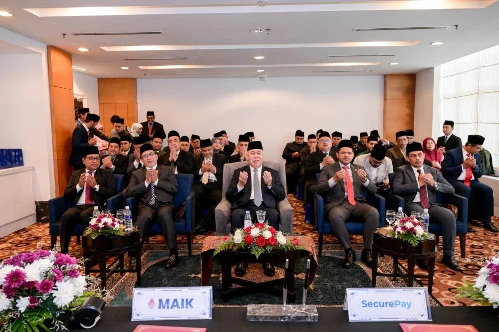 Sebahagian tetamu yang hadir pada Majlis Menandatangani Memorandum Persefahaman (MoU) MAIK bersama SecurePay yang diadakan di sini pada Rabu.