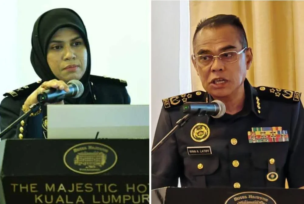 Thahirah (kiri), Wan Abdul Latiff.