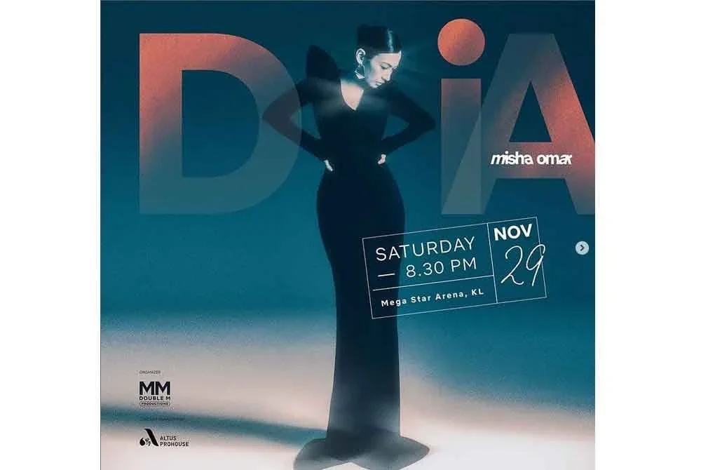 Misha bakal menjayakan konsert solo DiA Misha Omar di Mega Star Arena, Kuala Lumpur pada 29 November depan - Foto: Instagram Misha Omar