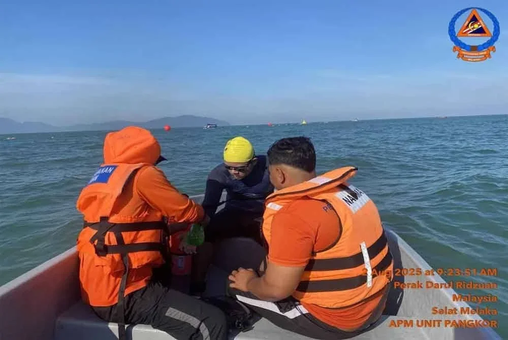 Insiden berlaku dalam tempoh 15 minit pertama selepas acara dimulakan seawal jam 8 pagi dengan pelepasan peserta bagi kategori kanak-kanak berusia 9 hingga 10 tahun. Foto APM Perak