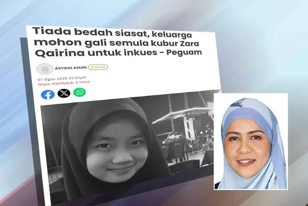 Laporan Sinar Harian pada Jumaat. Gambar kecil: Nor Zabetha Muhamad