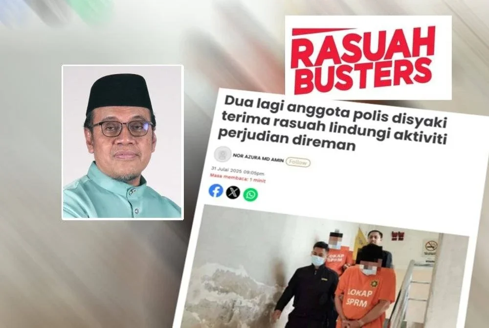 Laporan Sinar Harian mengenai dua lagi anggota polis direman selama enam hari bagi membantu siasatan berhubung kes rasuah membabitkan wang berjumlah kira-kira RM635,000. Gambar kecil: Zainal Adnan