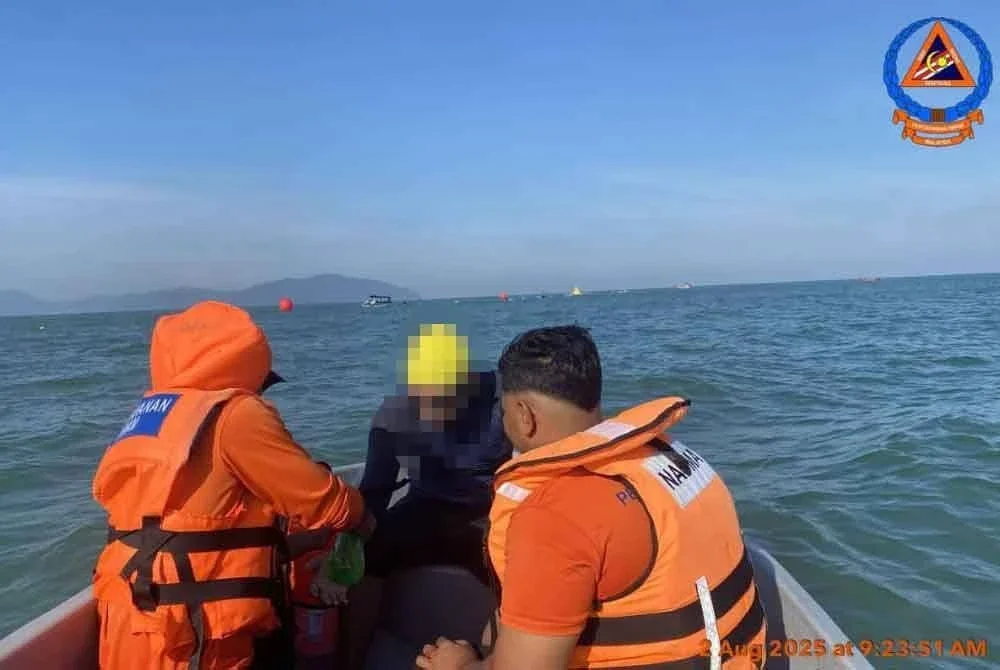 Insiden berlaku dalam tempoh 15 minit pertama selepas acara dimulakan seawal jam 8 pagi dengan pelepasan peserta bagi kategori kanak-kanak berusia 9 hingga 10 tahun. Foto APM Perak