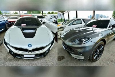 Antara kenderaan mewah yang disita dalam Ops Luxury dijalankan sebelum ini.