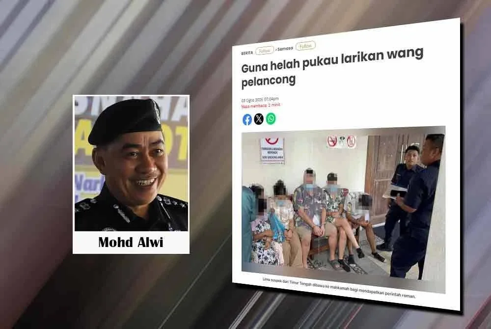 Laporan Sinar Harian pada Ahad.