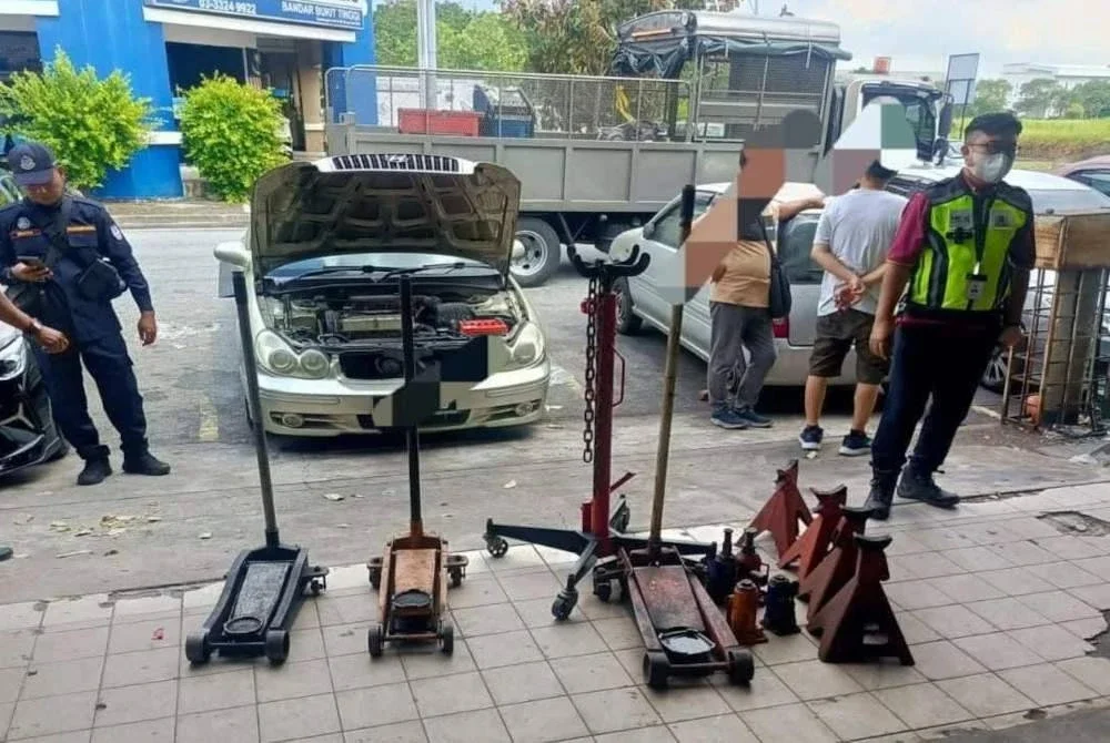 Lapan tindakan sitaan turut dilaksanakan ke atas bengkel yang gagal mematuhi syarat lesen dan peraturan ditetapkan.