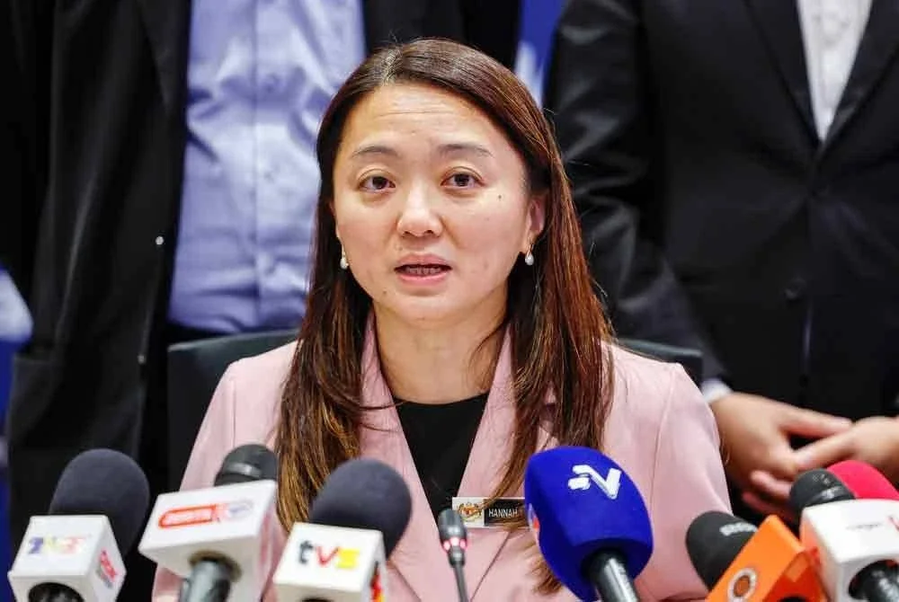 Hannah ketika sidang media selepas mempengerusikan Mesyuarat Tertinggi Sukma ke- 22 dan Para Sukma Selangor 2026 di Shah Alam pada Selasa. Foto: Bernama