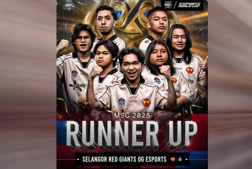 Pencapaian pasukan SRG.OG tetap membanggakan meskipun gagal mempertahankan kejuaraan Mobile Legends: Bang Bang (MLBB) Piala Pertengahan Musim (MSC) baru-baru ini. Foto: Facebook MPL Malaysia