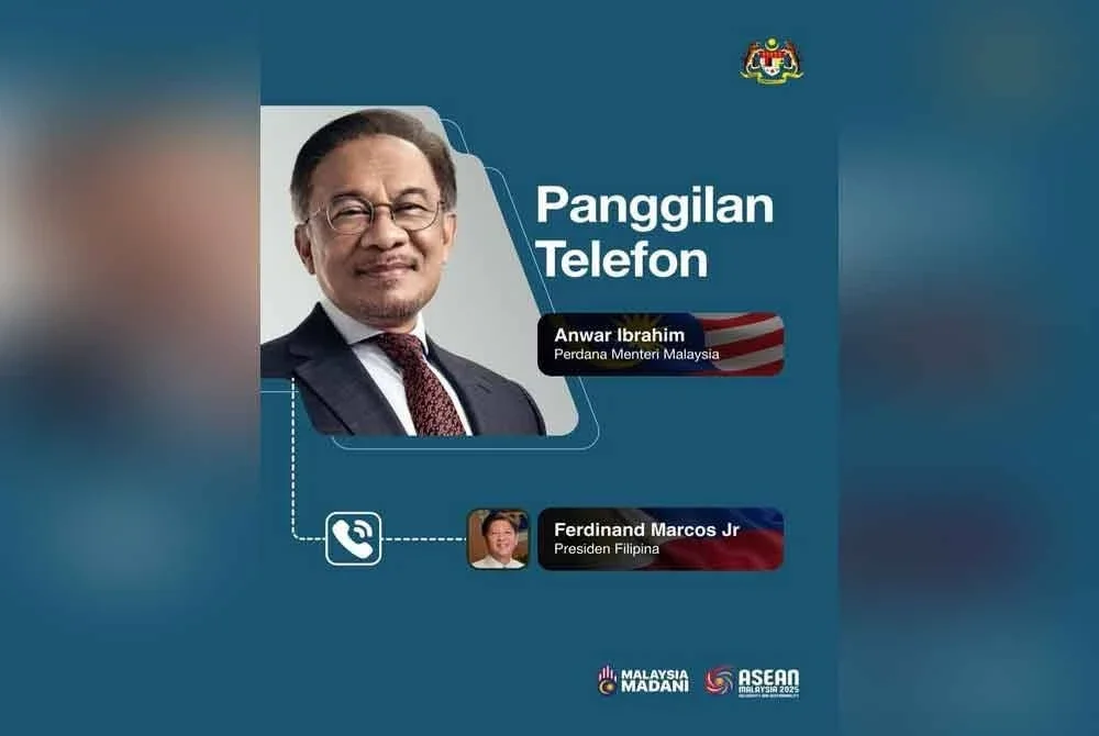 Perbincangan turut menyentuh aspek keamanan dan keharmonian di perairan antarabangsa serta sempadan yang menjadi keutamaan bersama demi kestabilan serantau. Foto FB Anwar Ibrahim