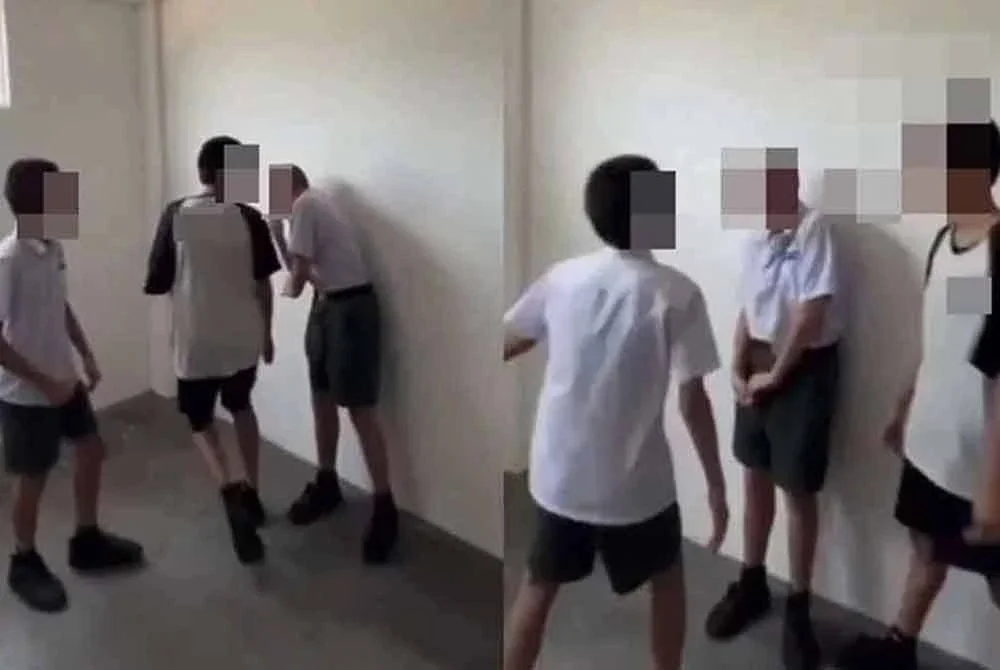 Mangsa berusia 13 tahun ditumbuk dan ditampar dua rakan sekelasnya.