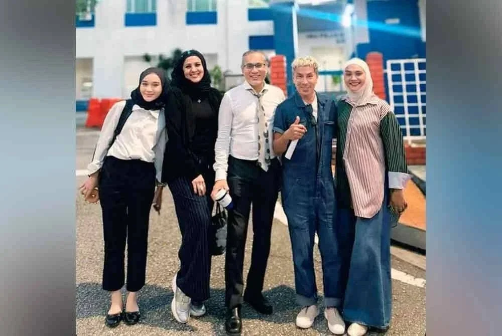 Amy ketika membuat laporan polis bulan lalu.