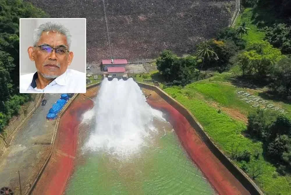 Paras takungan Empangan Pedu dijangka meningkat kepada 62 peratus pada September. Gambar kecil: Ismail