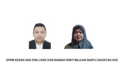 Dua individu dikesan SPRM bagi membantu siasatan berkaitan kes yang dijalankan.