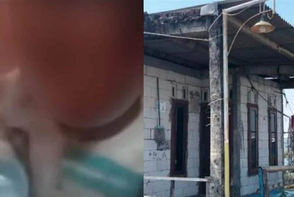 Kanak-kanak malang itu kini di bawah jagaan pihak berkuasa.- Agensi