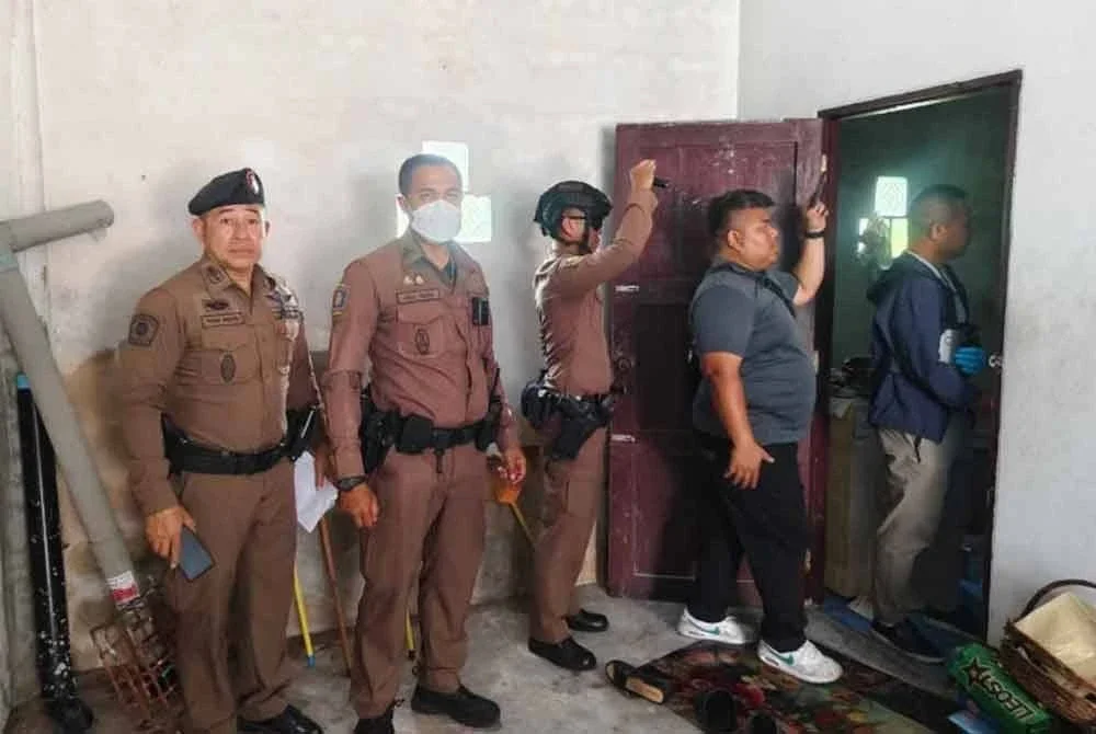 Setelah konkrit dipecahkan, pasukan polis menemui mayat seorang wanita di dalamnya, dipercayai mangsa yang dimaksudkan oleh suspek.