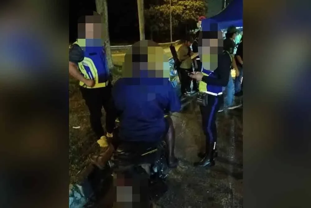 Individu ini cuba melalukan provokasi ketika ditahan dalam operasi penguatkuasaan JPJ di Plaza Tol Kota Kemuning pada Rabu.