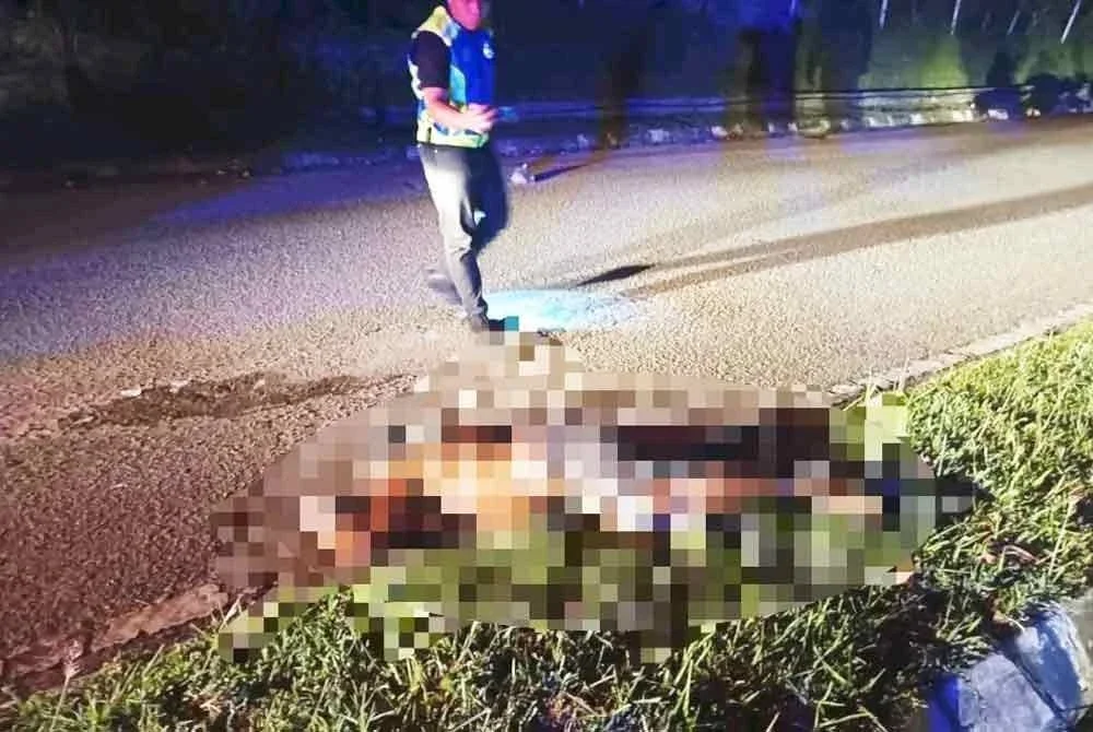 Polis sahkan tiada unsur jenayah dalam kes wanita melecur yang ditemukan mati di Klebang, Chemor. Foto JBPM Perak