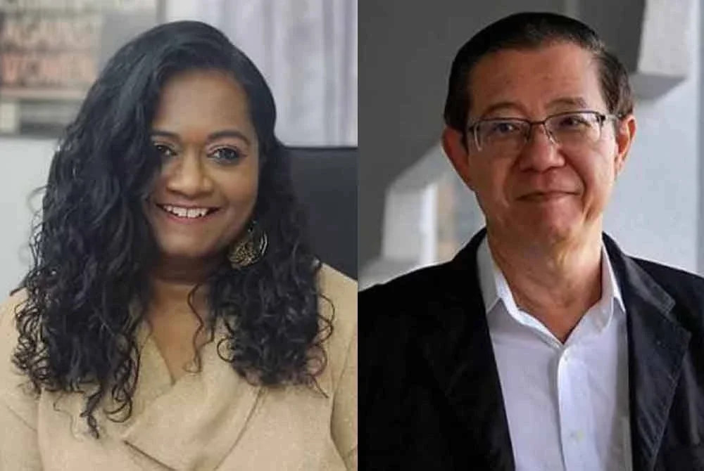 Dari kiri: Glorene, Guan Eng