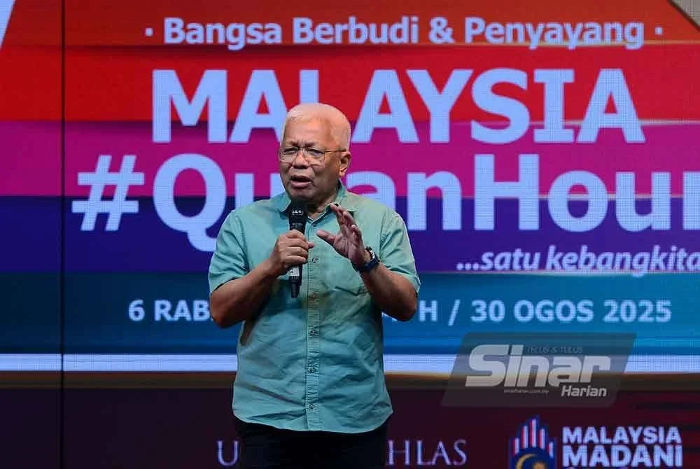 Hussamuddin ketika Taklimat Sinergi Media sempena Malaysia #QuranHour 2025 di Studio My #QuranTime (MQT), di sini pada Jumaat. FOTO SINAR HARIAN/ MOHD HALIM ABDUL WAHID.