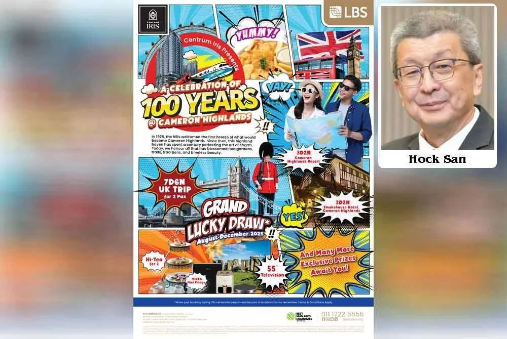 LBS melancarkan Kempen 00 Tahun Cameron Highlands demi menghargai pembeli dan mengangkat warisan tanah tinggi. 