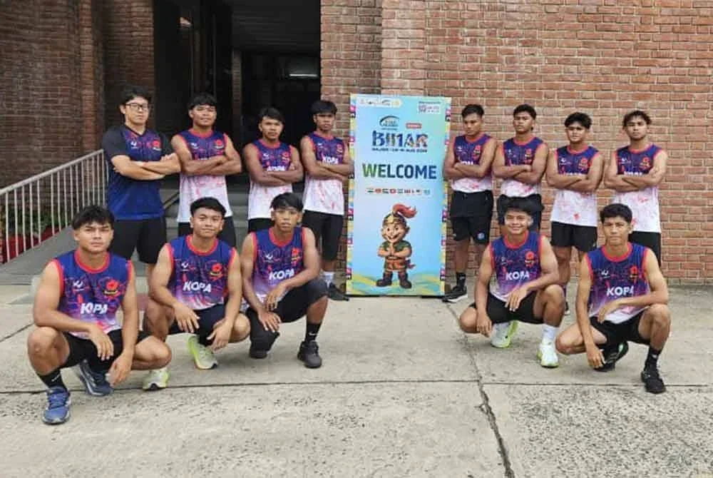 Skuad Bunga Raya lelaki negara yang mengalas cabaran dalam kejuaraan Ragbi Asia 7s 2025 di Bihar, India yang bermula pada 9 hingga 10 Ogos ini. Foto KRM