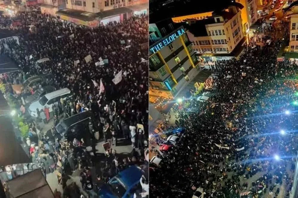 Lautan manusia membanjiri beberapa lokasi di Sabah antaranya Sandakan, Tawau dan Lahad Datu sebagai solidariti untuk menuntut keadilan buat Allahyarham Zara Qairina.