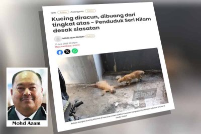 Laporan Sinar Harian pada 17 Julai lalu.