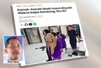 Laporan Sinar Harian pada Ahad.