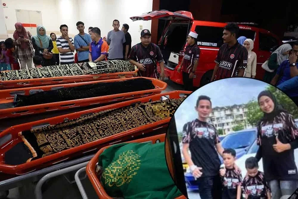 Suasana pilu menyelubungi pekarangan Jabatan Forensik Perubatan apabila kesemua jenazah mangsa nahas kemalangan sebuah kereta dan treler selesai dikafankan dan menunggu untuk disembahyangkan di Hospital Gua Musang, sebelum dibawa ke Tanah Perkuburan Islam Kampung Padang To’La, Pasir Mas malam tadi.
