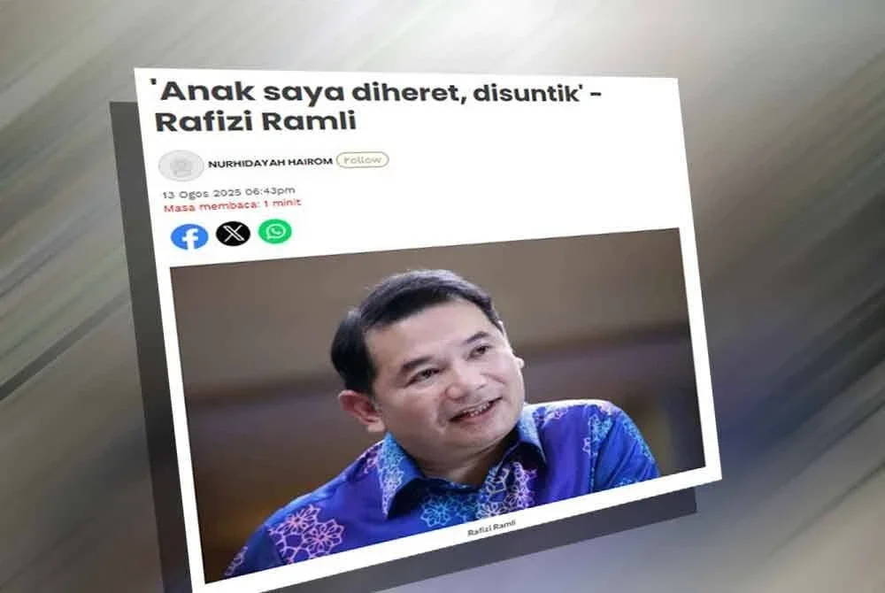 Laporan Sinar Harian pada Rabu.