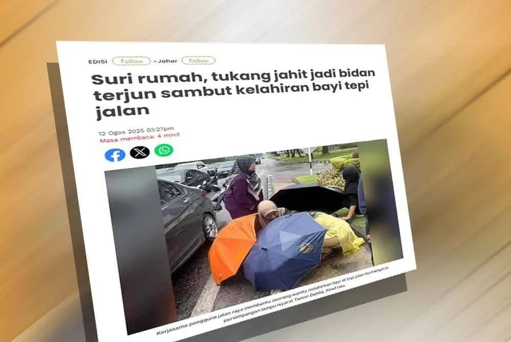 Laporan Sinar Harian pada Selasa.