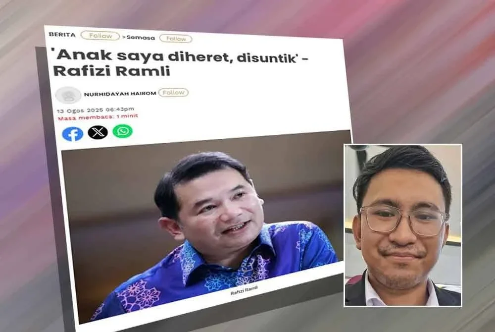 Media sebelum ini melaporkan anak kepada Ahli Parlimen Pandan diserang dengan cara diheret dan disuntik dengan jarum suntikan di pusat beli-belah di Putrajaya. Gambar kecil: Ezal