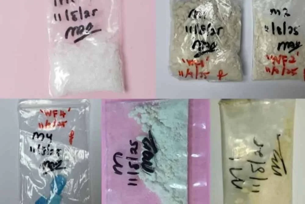 Nilai keseluruhan rampasan dadah dianggarkan RM253,471 merangkumi 209.38 gram heroin, 214.68 gram syabu, 26.19 gram ganja, 255.54 gram ketamin, 283.61 gram pil Erimin 5, 39.49 gram pil ekstasi, 15.5 kilogram daun ketum dan 53.6 liter cecair ketum.