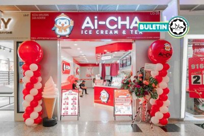 CAWANGAN pertama Ai-CHA di Berjaya Times Square, Kuala Lumpur berjaya menerima pengiktirafan halal Jakim baru-baru ini. -Foto: FACEBOOK AI-CHA