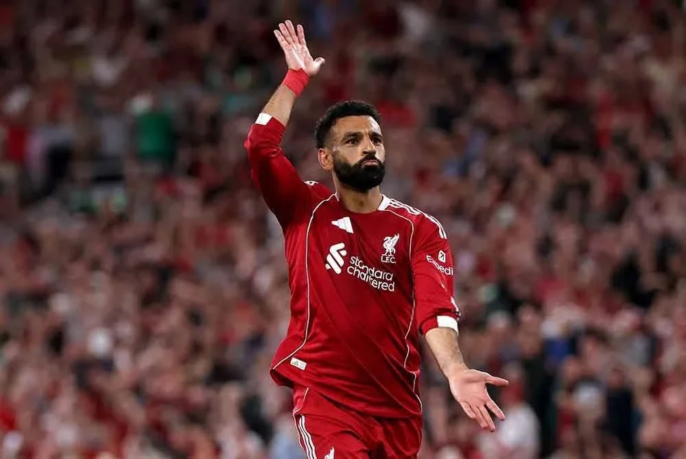 Mohamed Salah melengkapkan kebangkitan Liverpool di Anfield. Foto Agensi