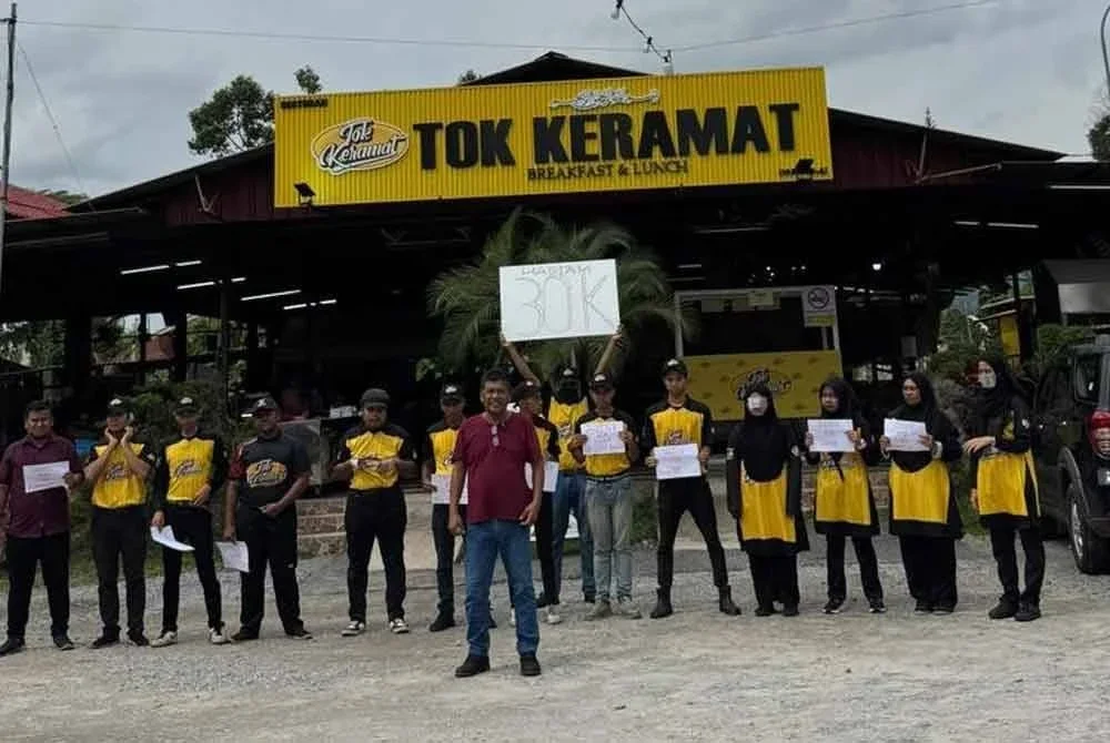 Video solidariti Restoran Tok Keramat kepada Zara Qairina yang tular pada Ahad.