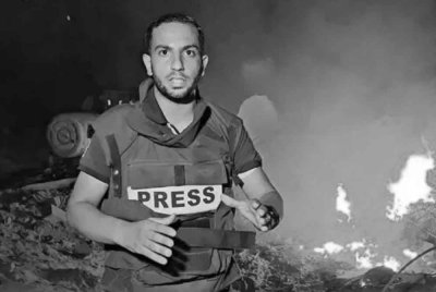 Al-Sharif berkeras mahu terus menjadi suara penduduk Gaza meskipun berdepan ancaman Israel. Foto Agensi