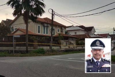 Seorang wanita ditemui meninggal dunia di kediamannya di USJ 2/1, Subang Jaya Khamis lalu. (Gambar kecil: Wan Azlan)