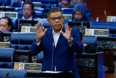 Saifuddin Nasution ketika hadir pada Mesyuarat Kedua, Penggal Keempat Parlimen ke-15 Dewan Rakyat di Bangunan Parlimen pada Isnin.