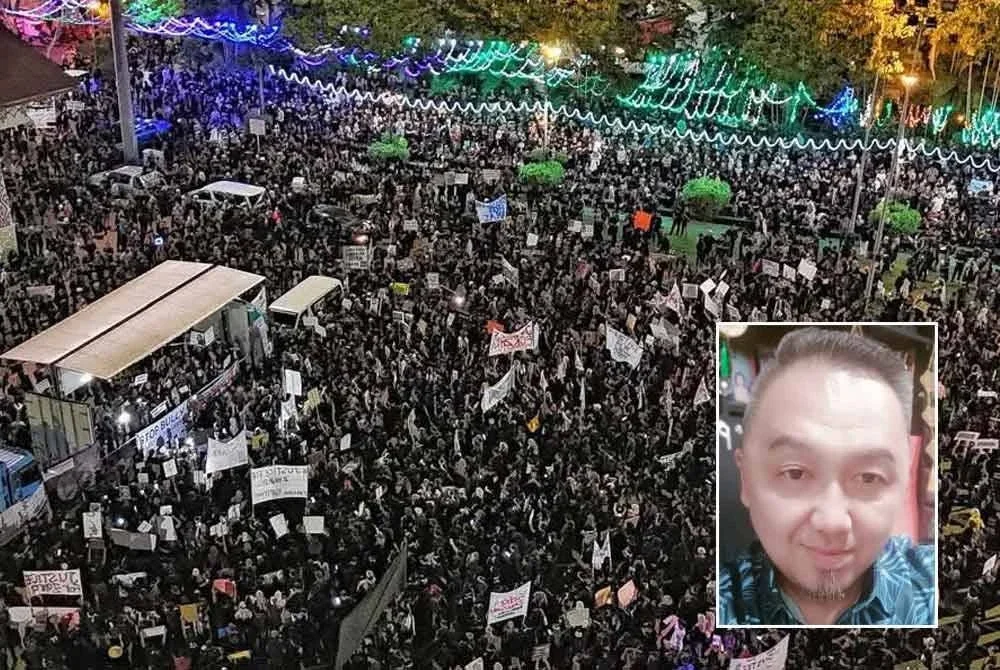 Perhimpunan #JusticeForZara kini telah berkembang ke seluruh negara. Gambar kecil: Jeffry