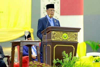 Sultan Sallehudin berkenan bertitah pada Majlis Haflu Takrim Lembaga Maktab Mahmud Tahun 1447H/2025M pada Selasa di Alor Setar.