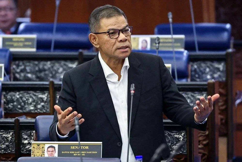 Saifuddin Nasution sempena Mesyuarat Kedua, Penggal Keempat Parlimen ke-15 Persidangan Dewan Rakyat di Bangunan Parlimen pada Rabu. Foto Bernama
