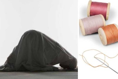 SOLAT tidak batal sekiranya ada benang yang masuk ke dalam mulut selagi mana seseorang itu tidak menelannya dengan sengaja. -Foto: CANVA