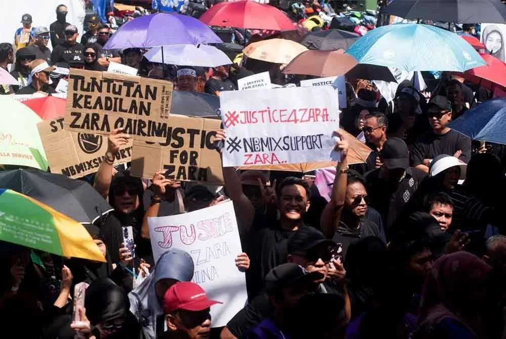 Rakyat di negara ini perlu memainkan peranan masing-masing, sama ada secara langsung atau tidak langsung dalam menegakkan keadilan buat Zara Qairina. Foto Bernama