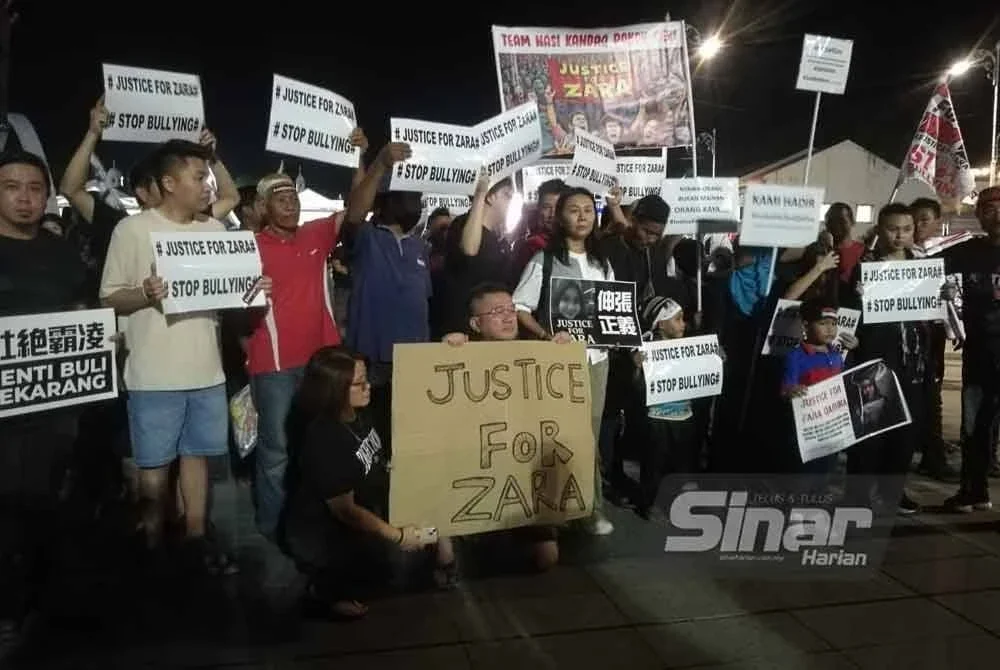Himpunan ‘Justice for Zara Qairina’ disertai pelbagai kaum yang menyatakan solidariti terhadap Allahyarham Zara Qairina.