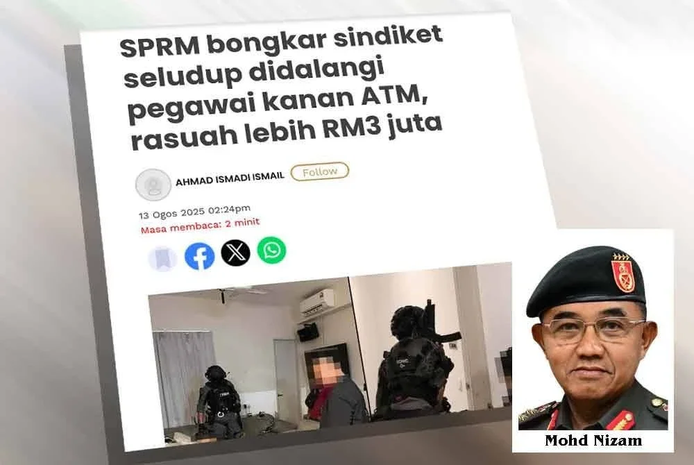 Laporan Sinar Harian pada 13 Ogos lalu.