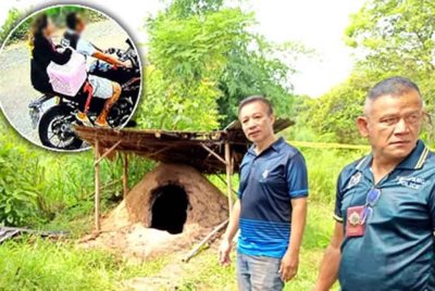 Lokasi kejadian membabitkan bayi baru lahir yang dipercayai dibunuh dan dibakar oleh ibu bapanya sendiri.